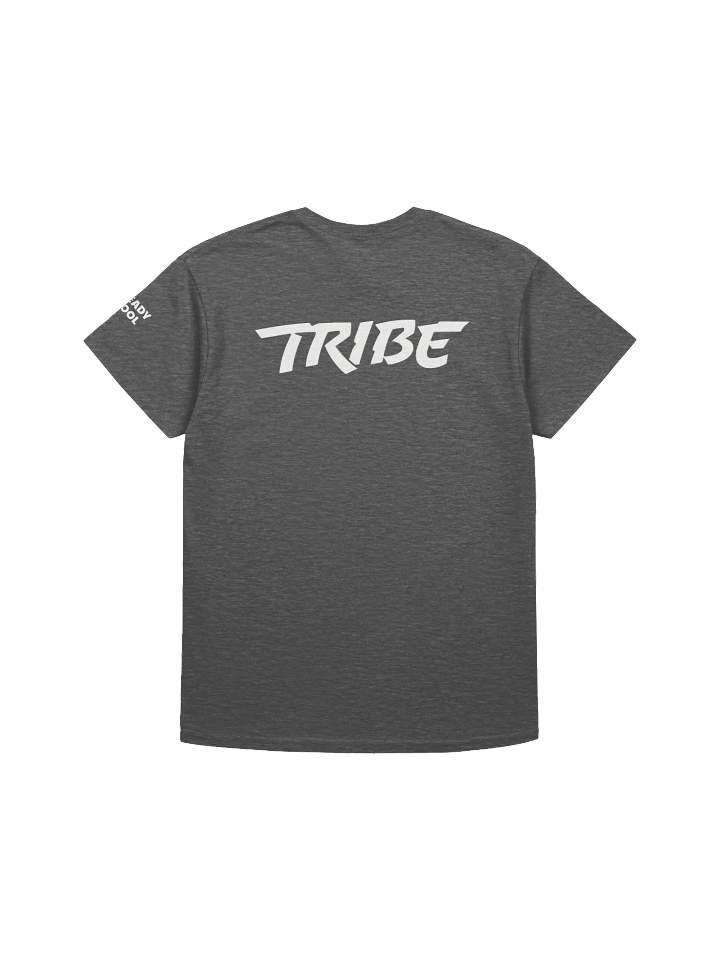 Paint Splat Headphones Large Front Print, With Tribe Back Print T-Shirt product image (2)