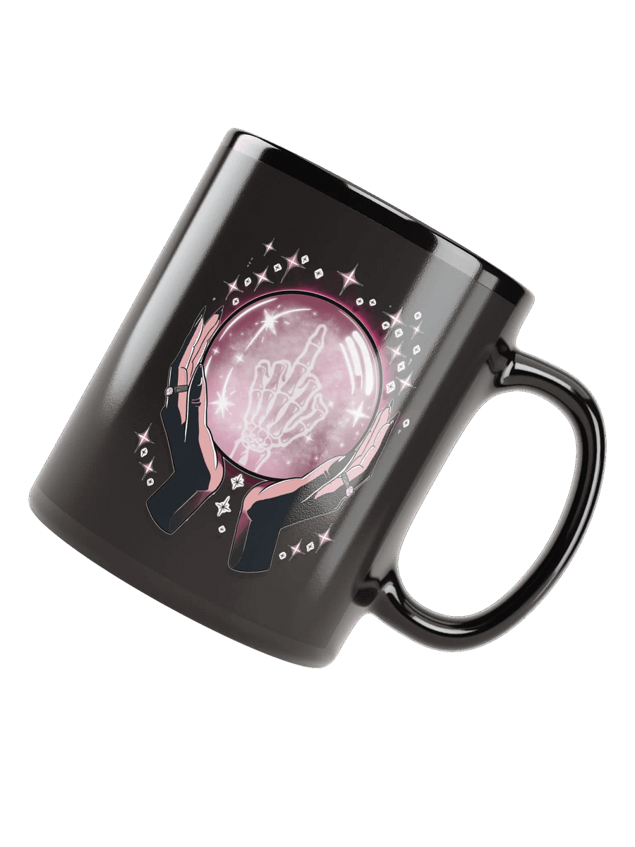 Crystal Visions Black Ceramic Mug - UNCENSORED product image (4)