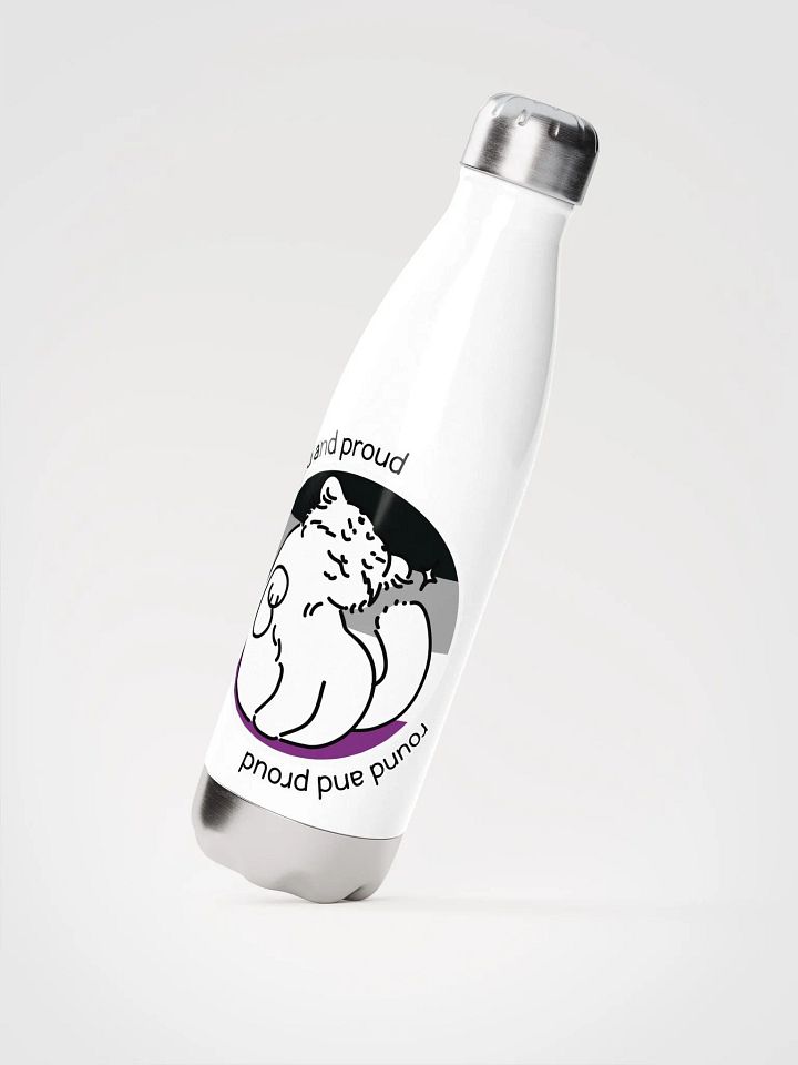 Round and Proud Manul Pride Asexual Version - Bottle product image (2)