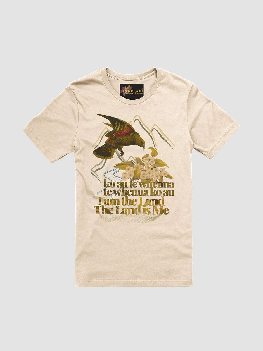 Unisex Kea in Flight - Mountain Lacebark ko au te whenua Decolonisation Aotearoa Tee product image (39)