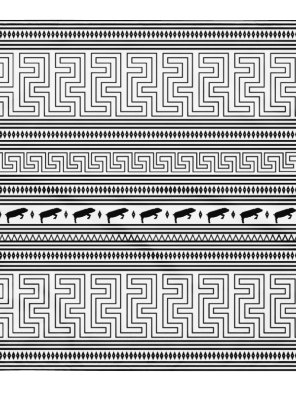 Epicurean Amphora DARK (All-Over Print Bandana) product image (2)