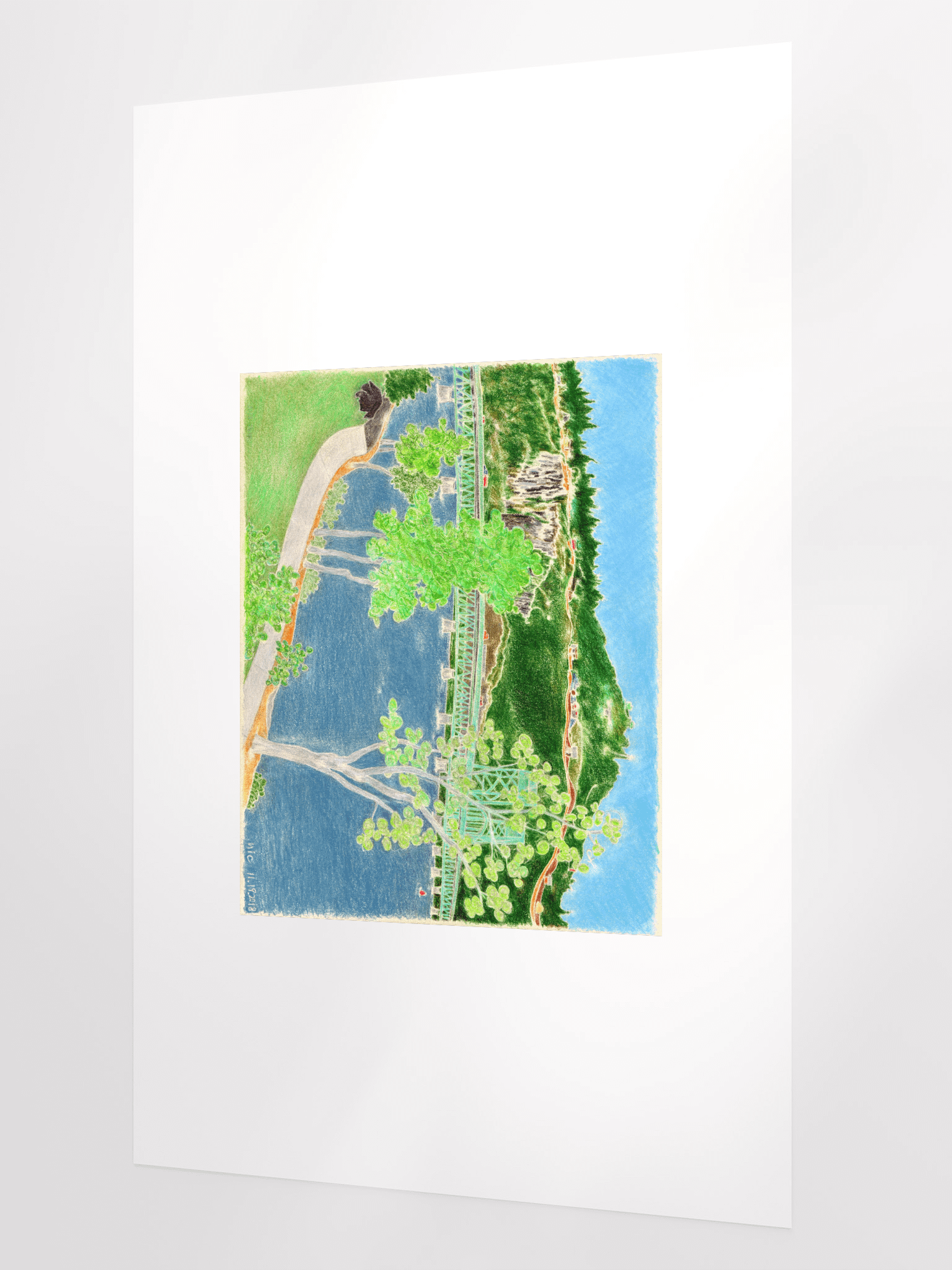 View 2 from the Hood River, Oregon Best Western 11.26.17 Print product image (3)