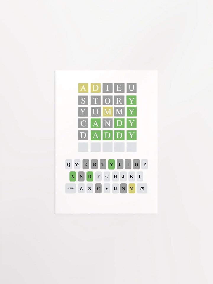Wordle Poster product image (1)