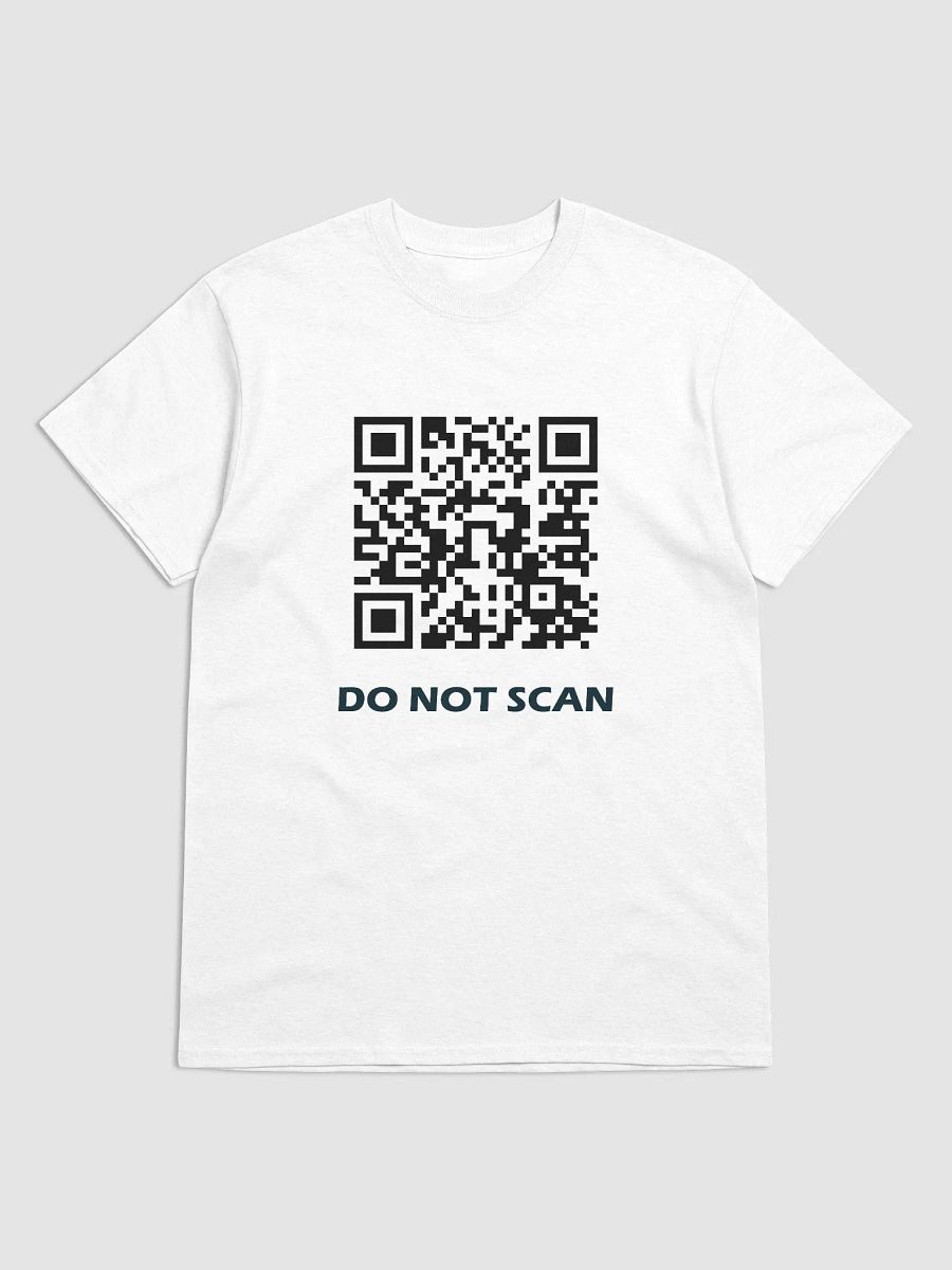 "Do Not Scan" QR Code (Links to this website) #Personal Heavyweight White T-Shirt product image (1)