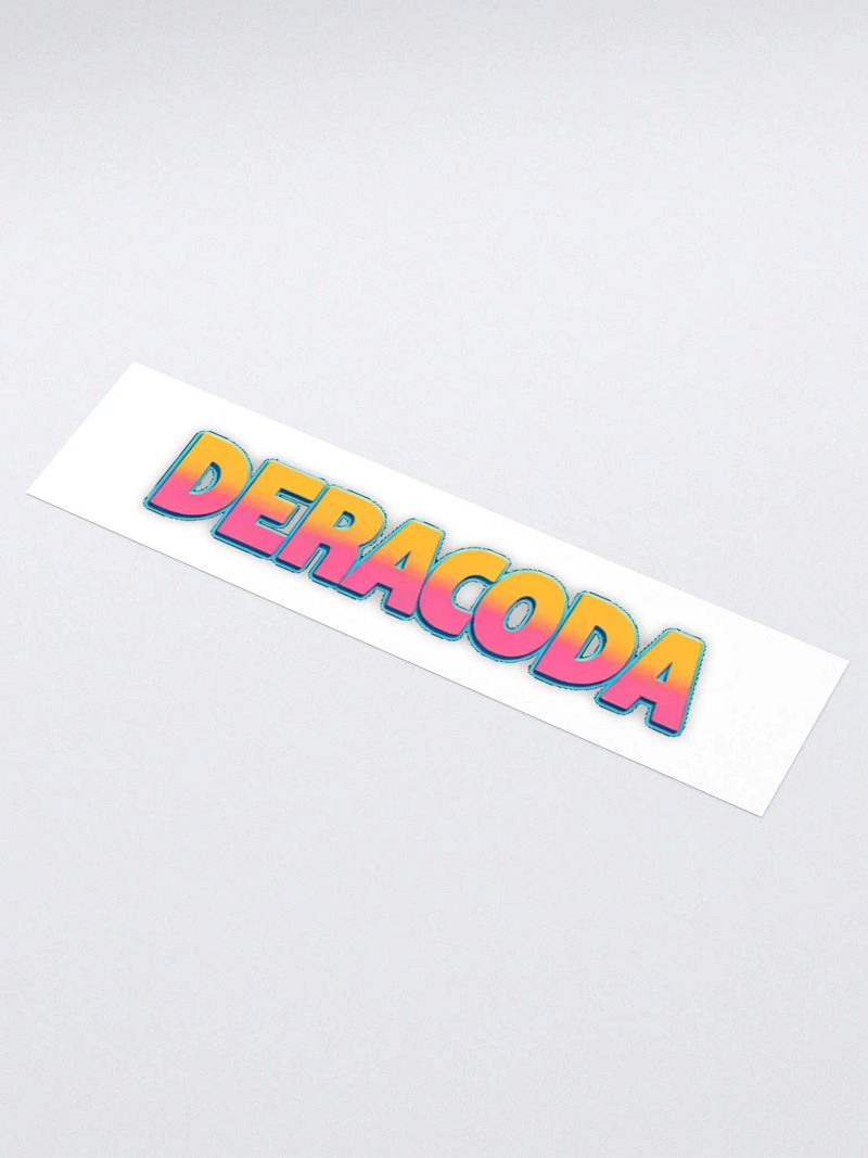Deracoda Basic Logo Kiss-Cut Sticker