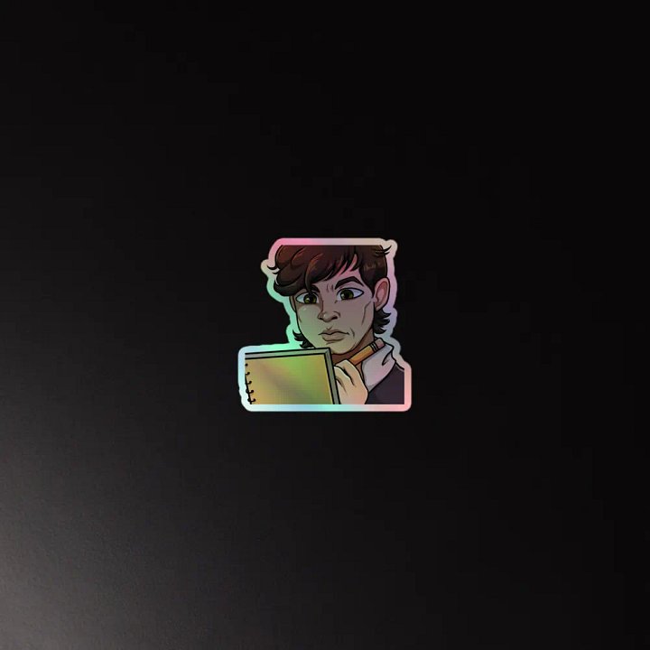Notes Holographic Sticker product image (4)