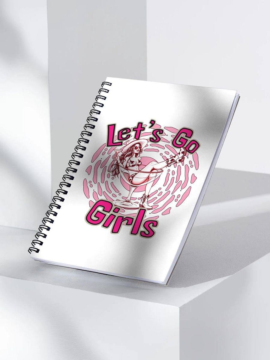 Lets Go Girls Spiral Notebook product image (3)