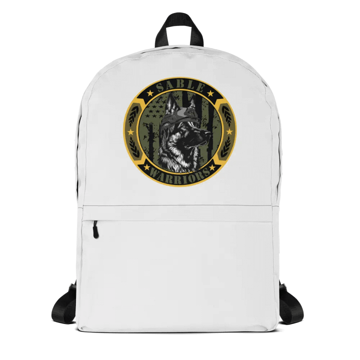 Sable Warriors Veteran Service Dog BACKPACK: Helps Pair Veterans With A Service Dog product image (1)