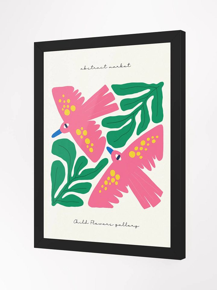 Pink Birds - Framed Poster product image (2)