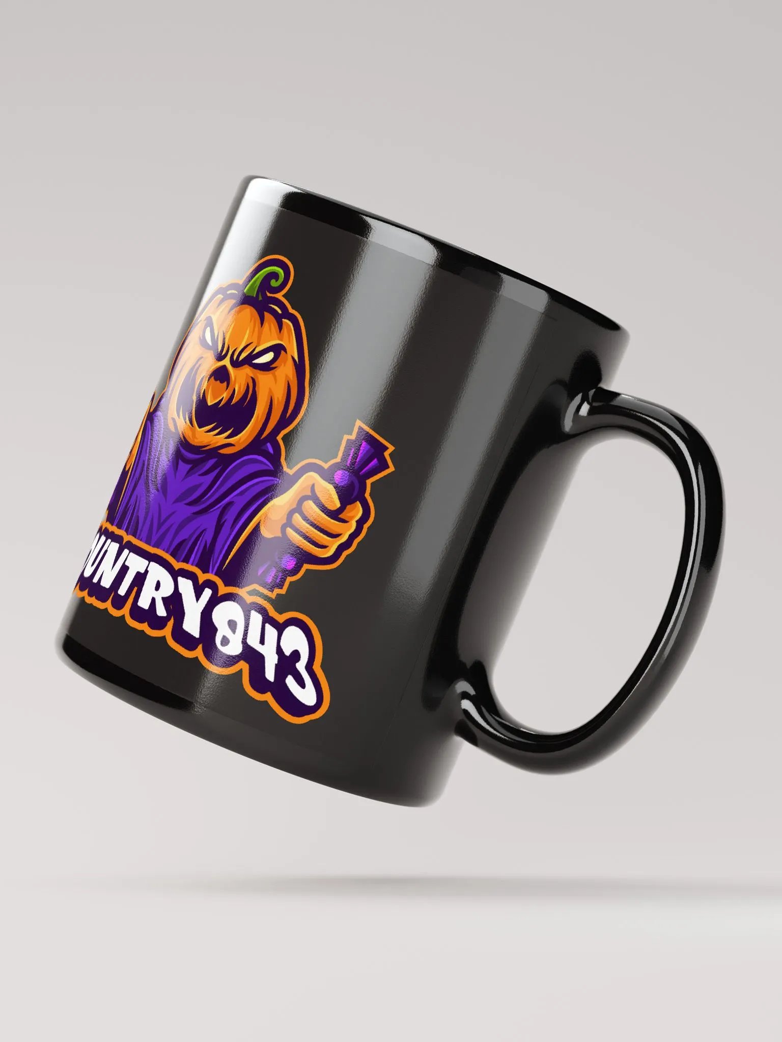 Pumpkin Logo - Black Mug product image (4)