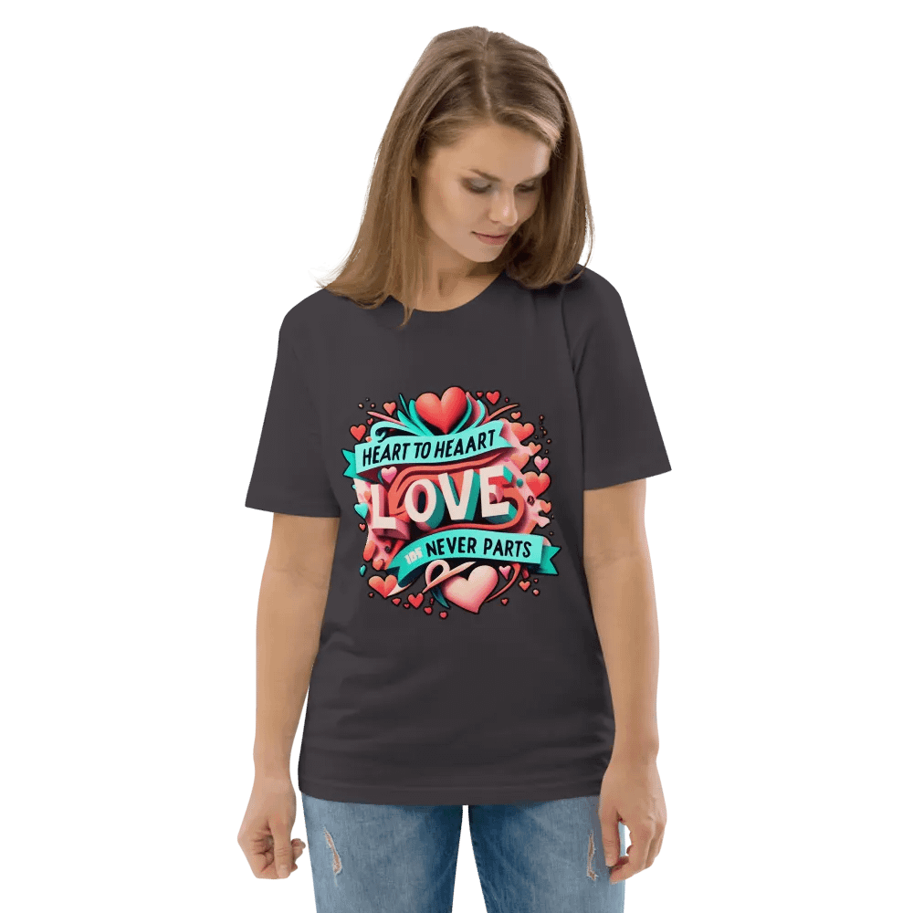 Heart to Heart, love never parts T-shirt product image (7)