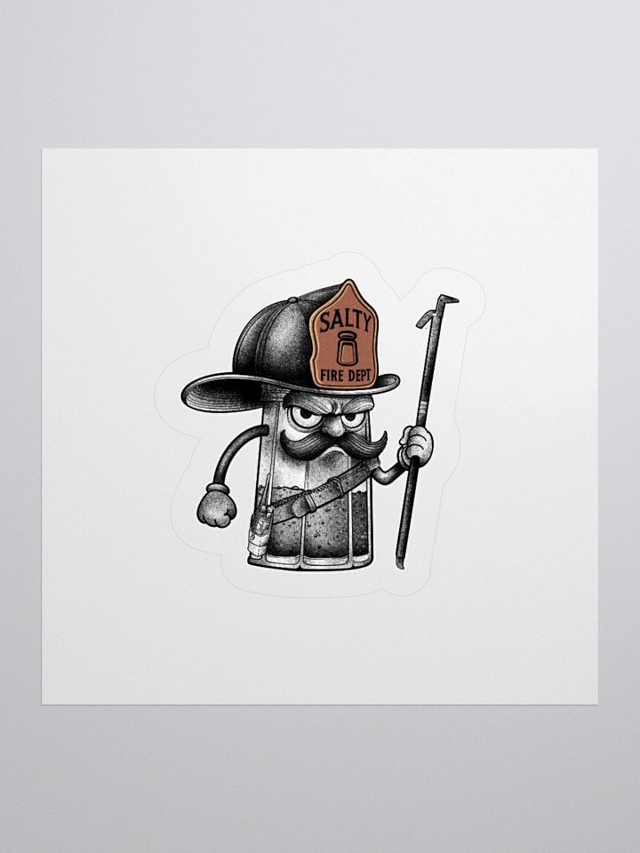 Salty Fireman Sticker product image (3)