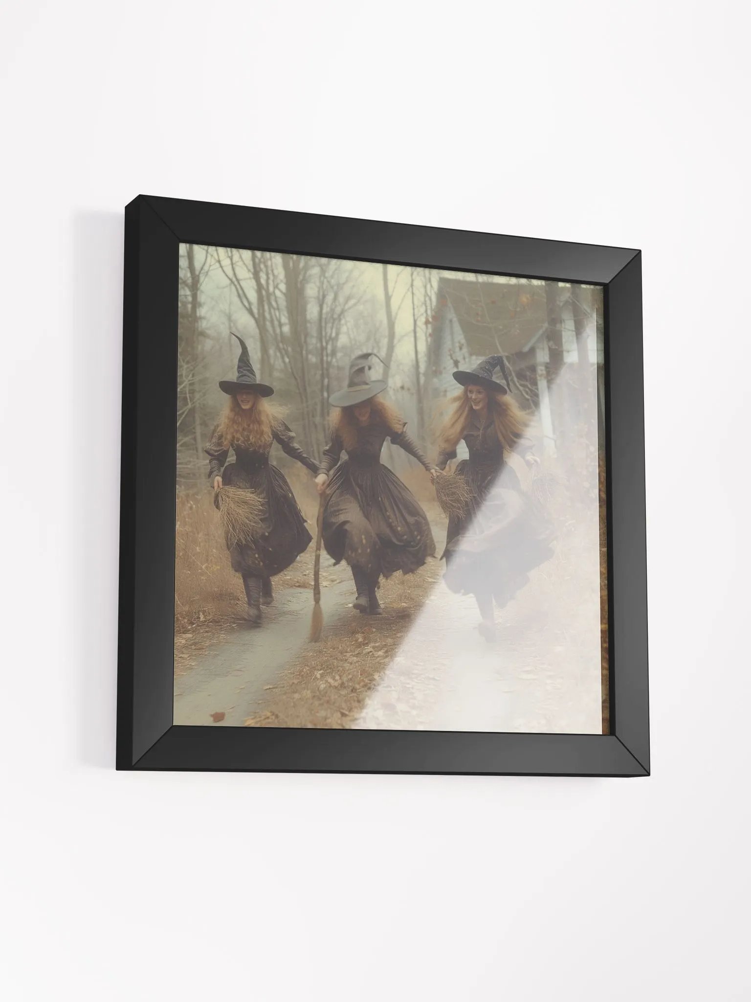 Happy Young Witches Vintage Photography Wall Art product image (22)
