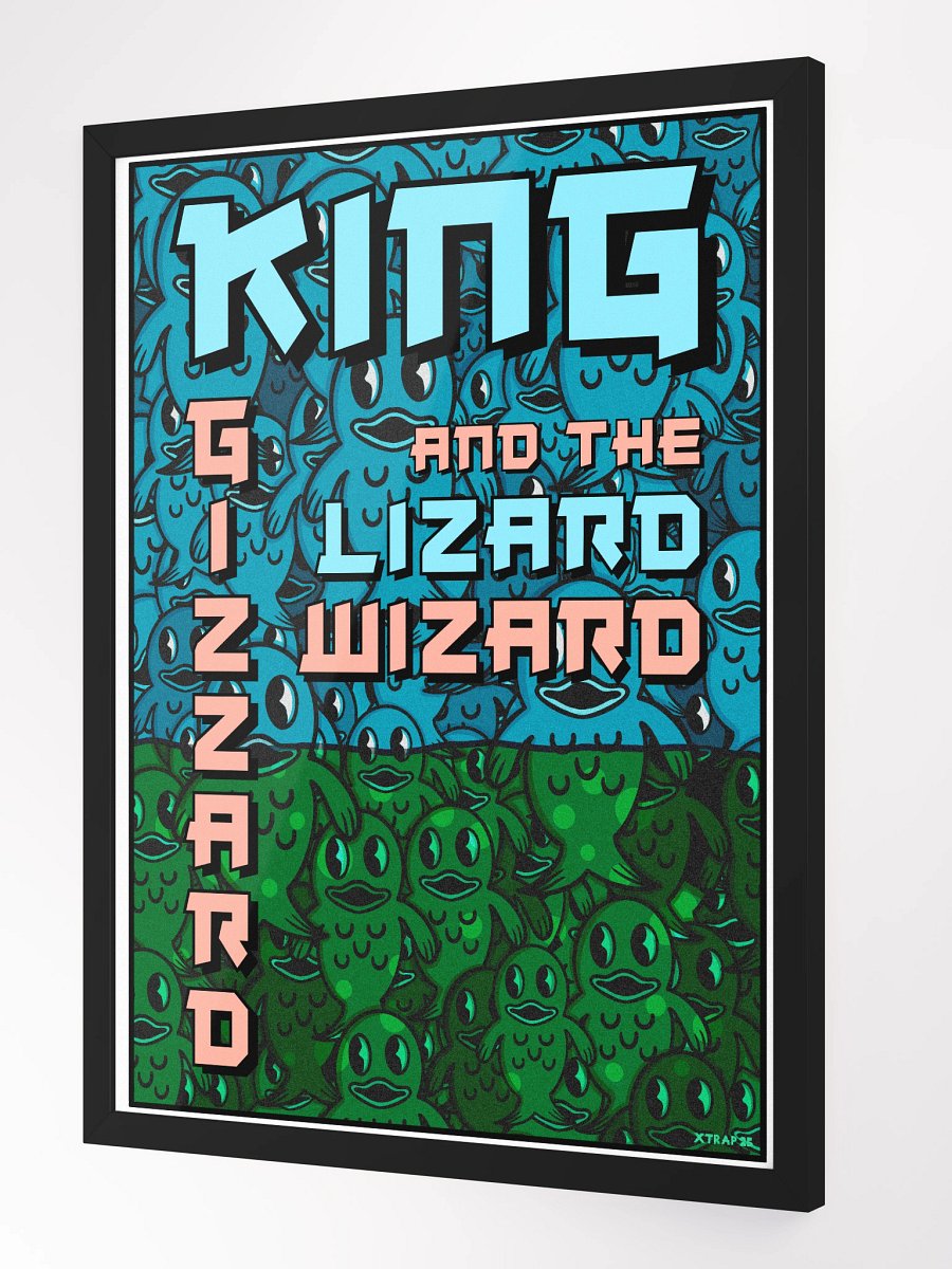 KING GIZZARD FISHIES FRAMED POSTER product image (3)