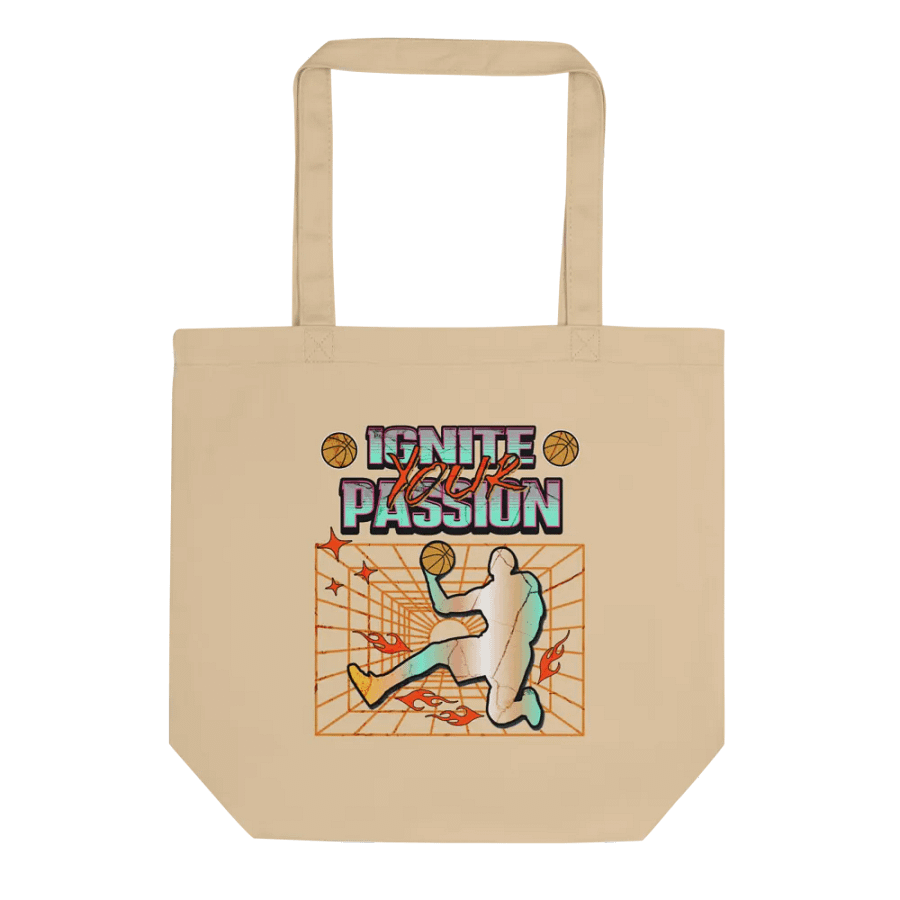 Ignite Your Passion Basketball Eco-Friendly Tote Bag product image (1)
