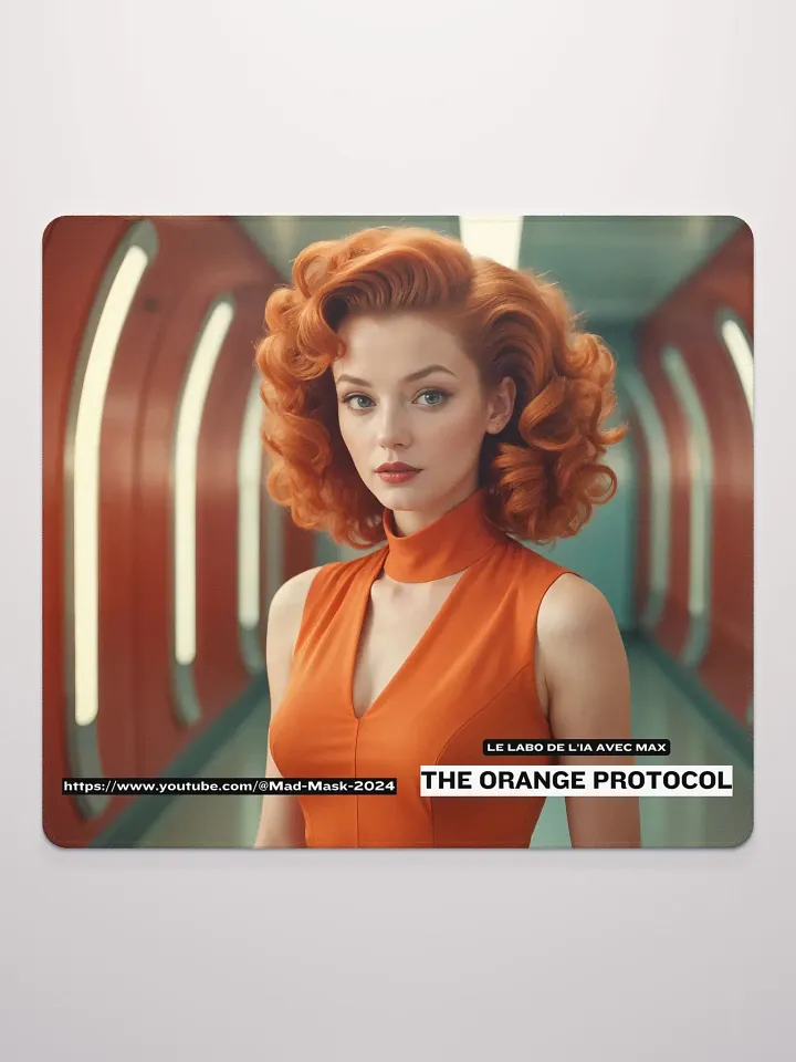 Mouse Pad Gaming The Orange Protocol product image (2)