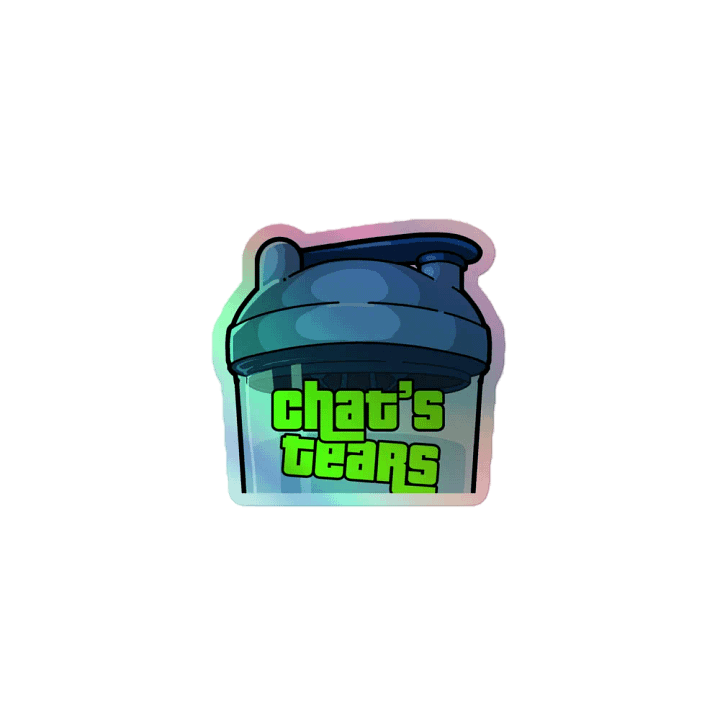 ChatsTears Holo Sticker product image (1)