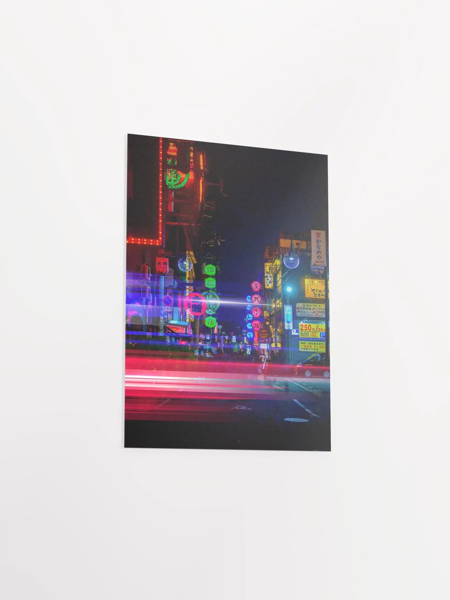 Neon night city: Tokyo, Japan (synthwave/vaporwave/retrowave/cyberpunk) — aesthetic poster product image (8)