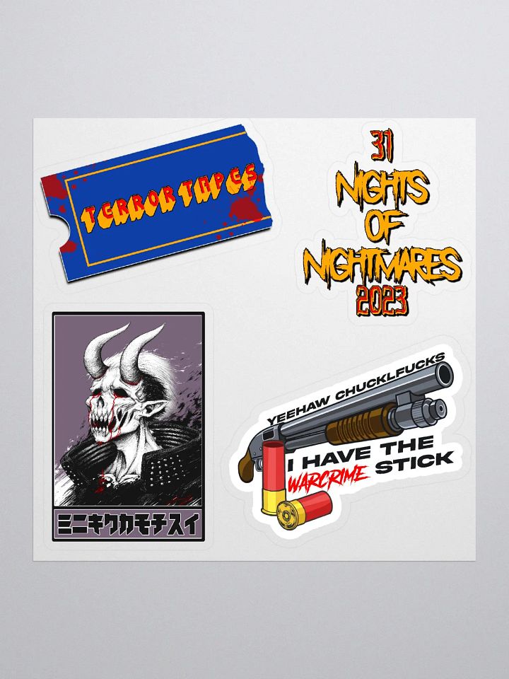 31 Nights of Nightmares STICKER SHEET product image (1)