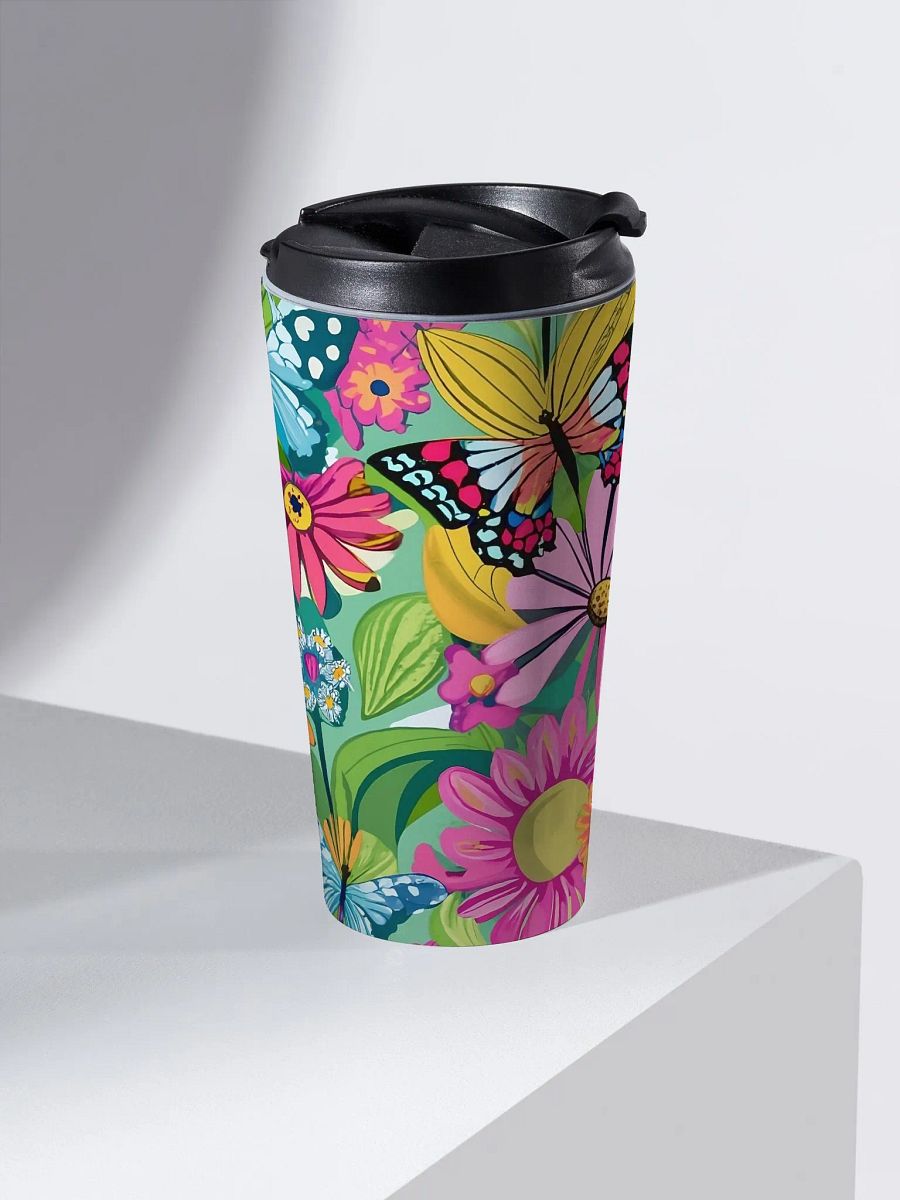 Butterfly Blooms Stainless Steel Travel Mug product image (2)