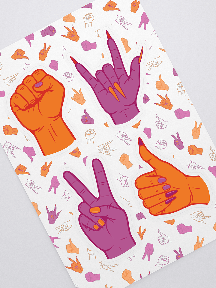 Hand Stuff Sticker Sheet product image (1)