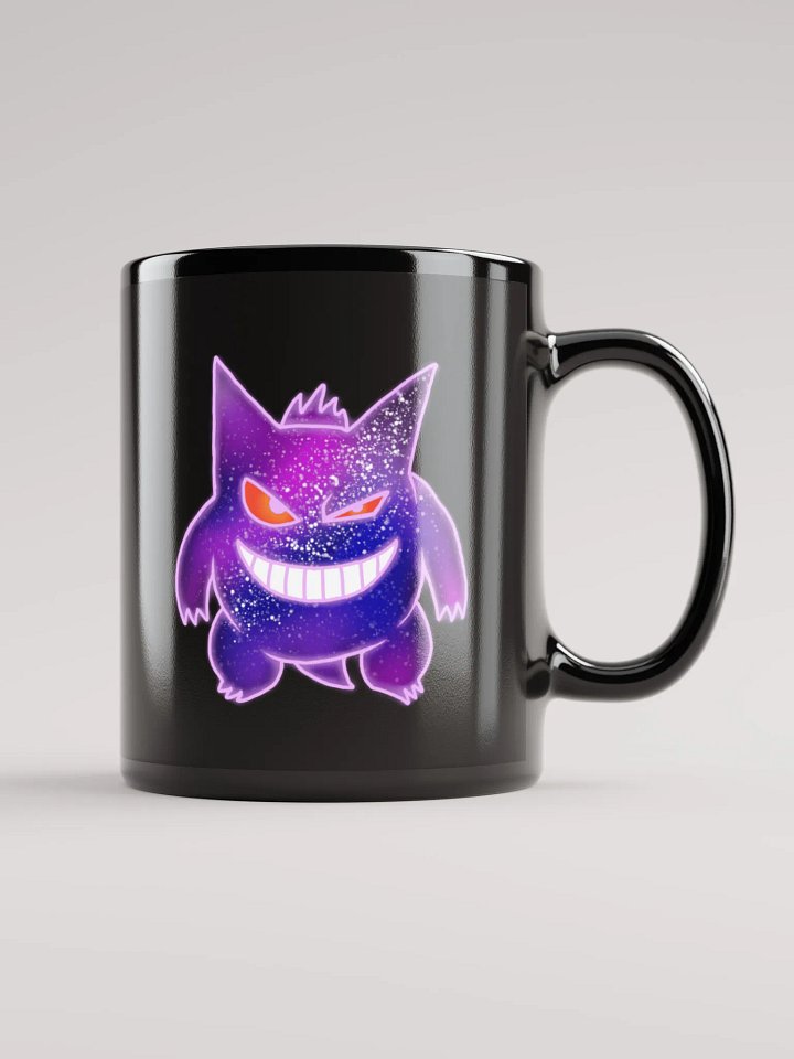 SinfulPsyTTV's Galaxy Gengar Black Glossy Mug product image (1)