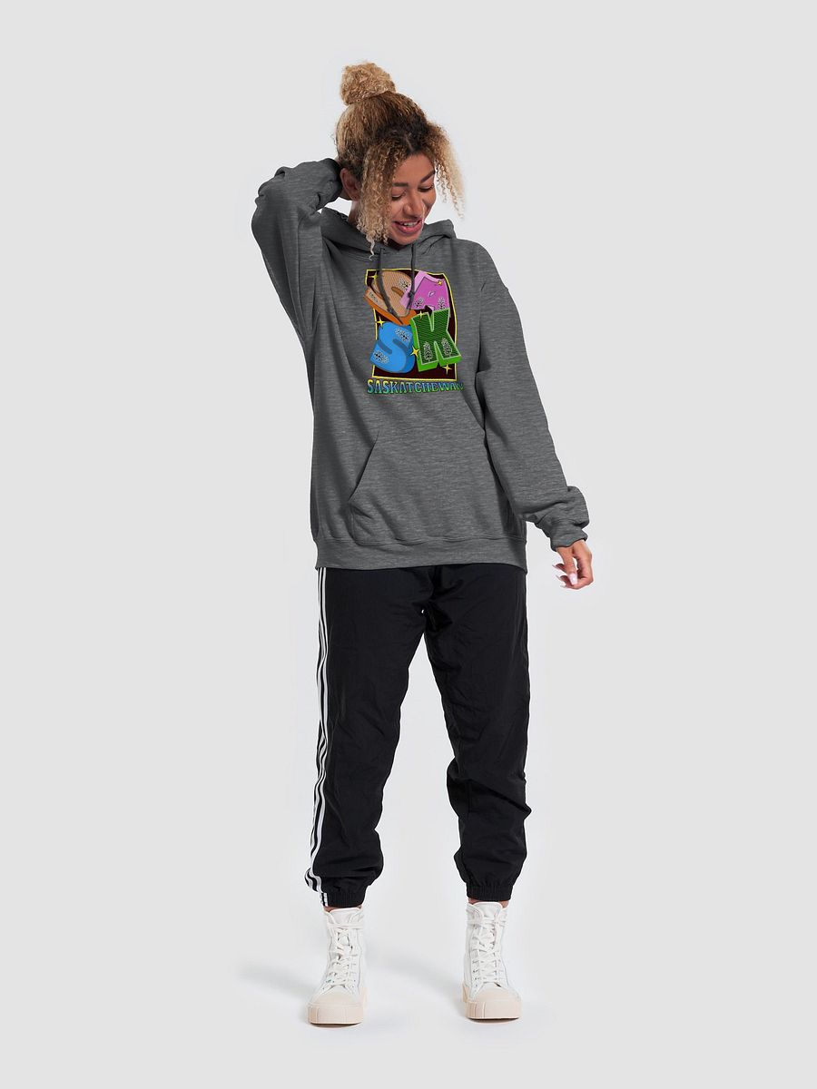 Sask Saskatchewan Block Letter Wheatland Hoodie product image (6)