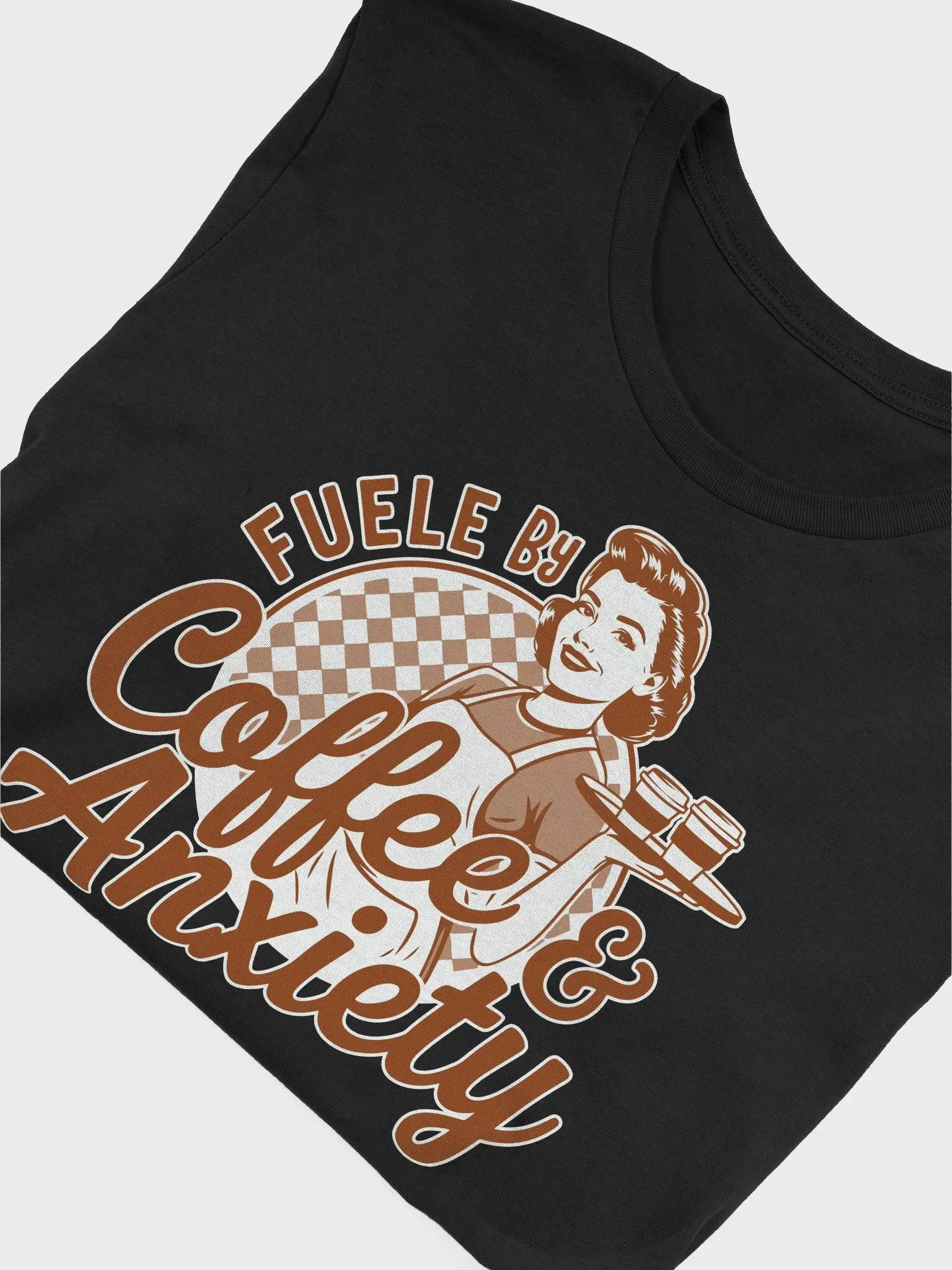 Vintage Coffee & Anxiety Tee product image (5)