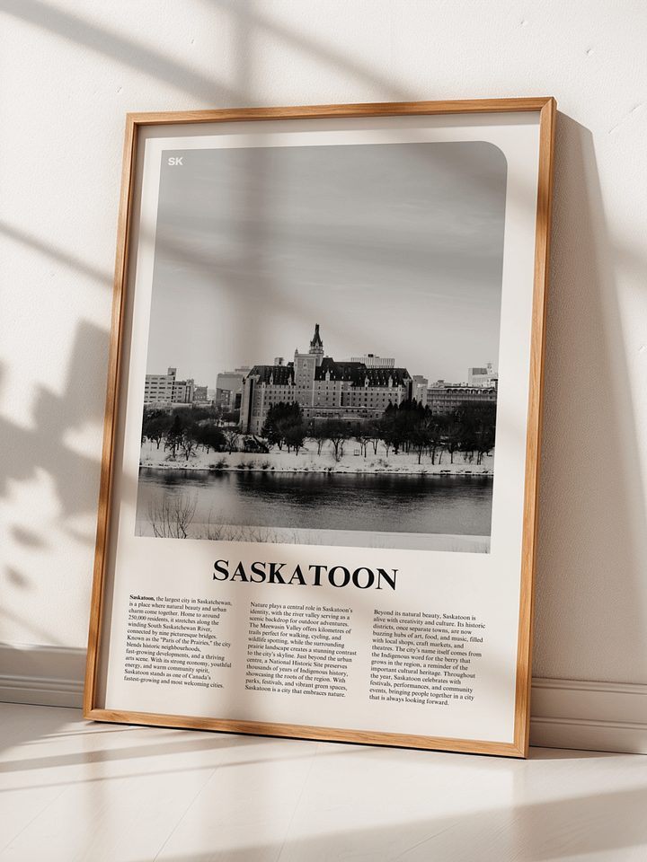 Saskatoon 01 Newspaper Poster product image (4)