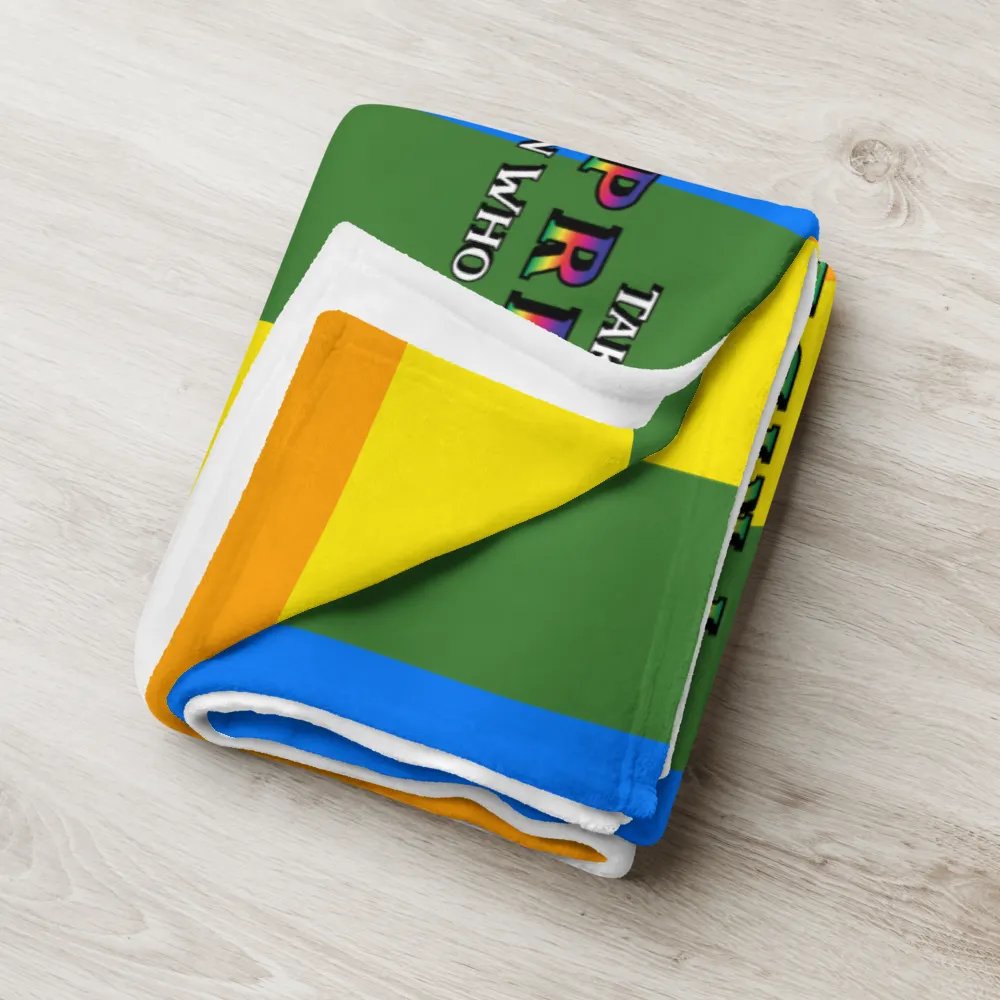 Pride Rainbow Throw Blanket product image (6)
