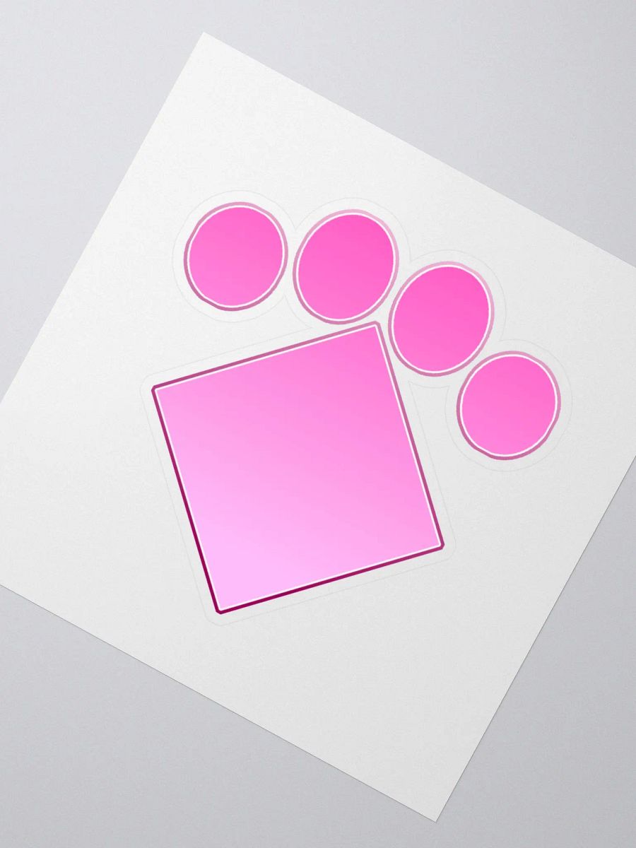Fuchsia Hint Print Sticker product image (2)