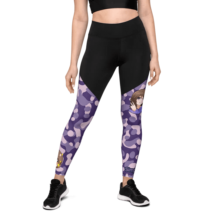 Purple Camo Nova Sports Leggings product image (1)