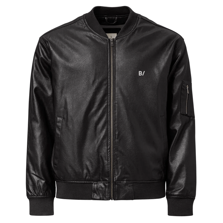 B/ Falsch Leather Bomber Jacket product image (1)