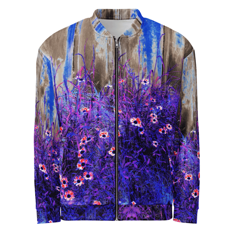 Vibrant Summer Daises Unisex Bomber Jacket product image (3)
