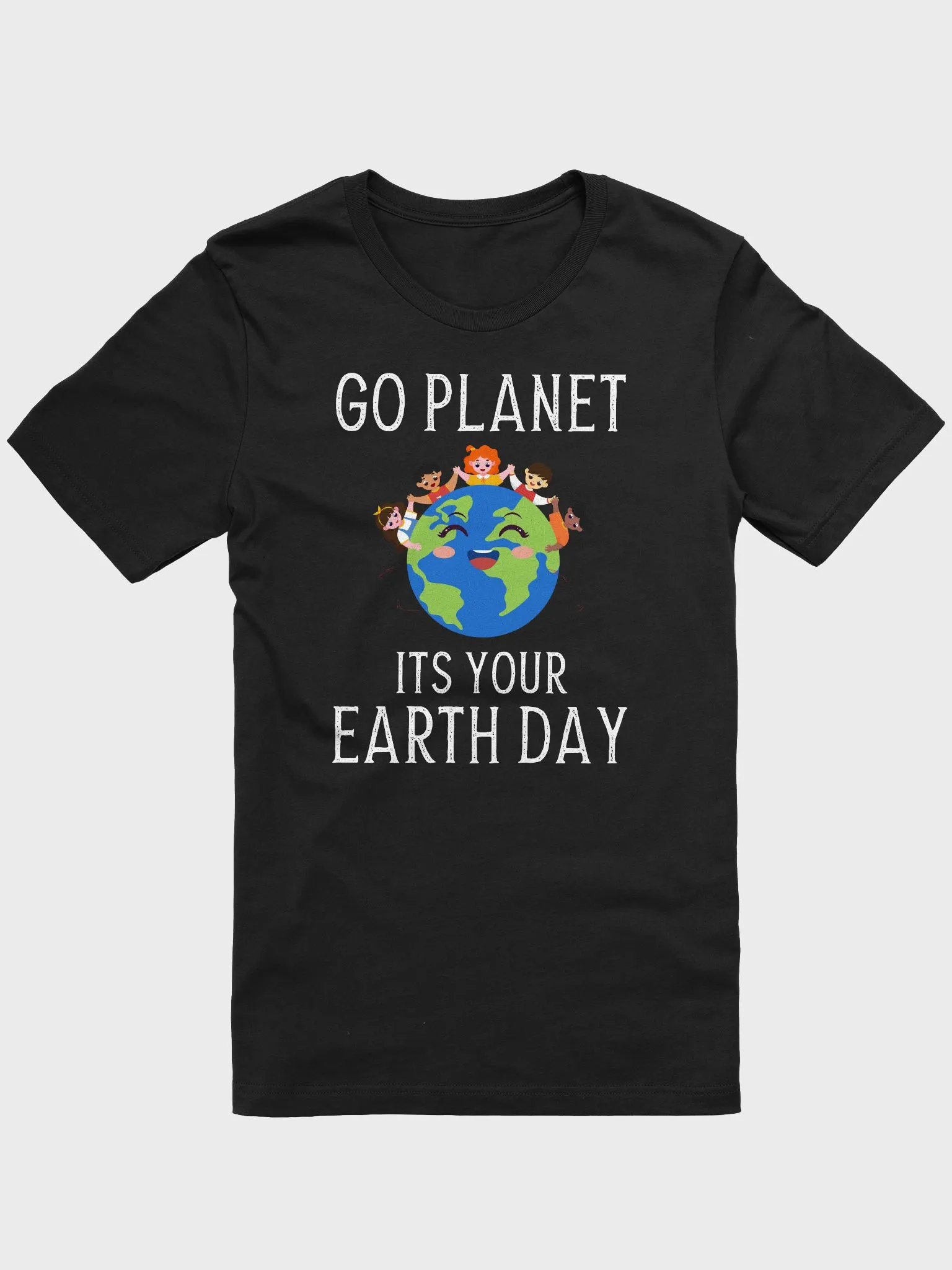 Cute Go Planet It's Your Earth Day 2025 Teacher T-Shirt | Eco-Friendly Sustainability Shirt | Climate Change Awareness T product image (1)