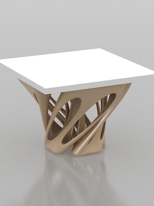 Weaverbird Parametric Furniture Table Design Grasshopper Rhino Files Download product image (1)