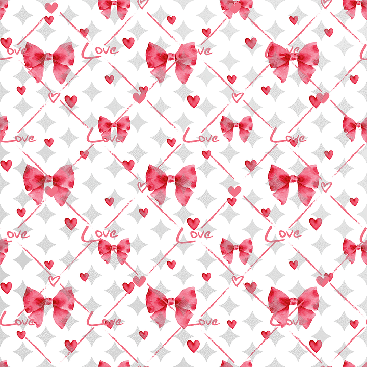 Scattered Love Seamless Valentines Pattern product image (1)