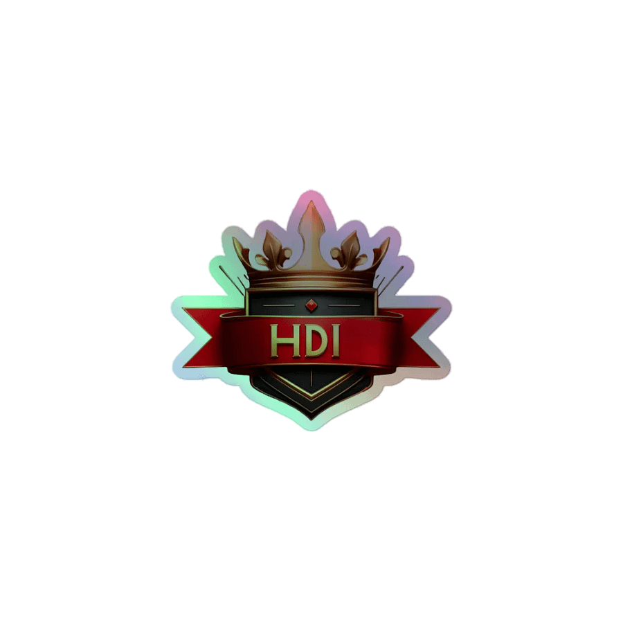 HDI Logo - Holographic Sticker product image (1)