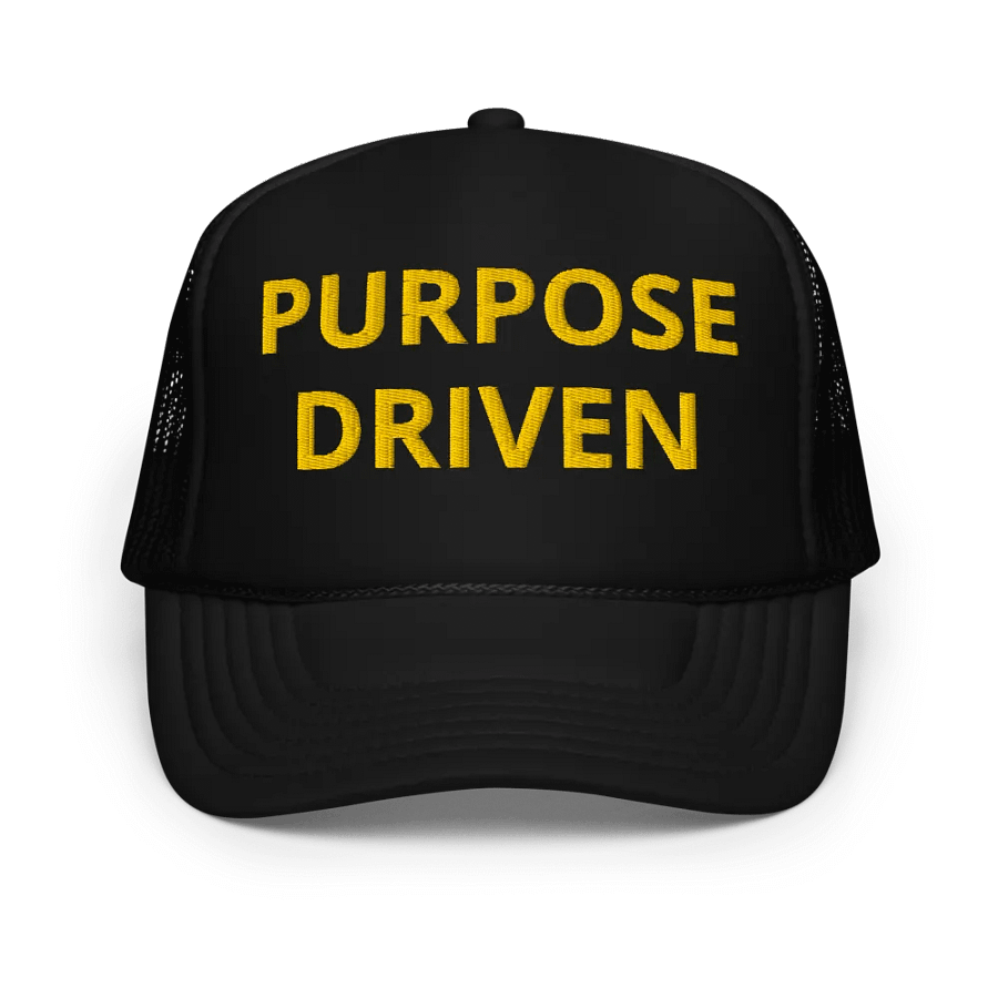 Purpose Driven Trucker Hat Gold Edition product image (1)
