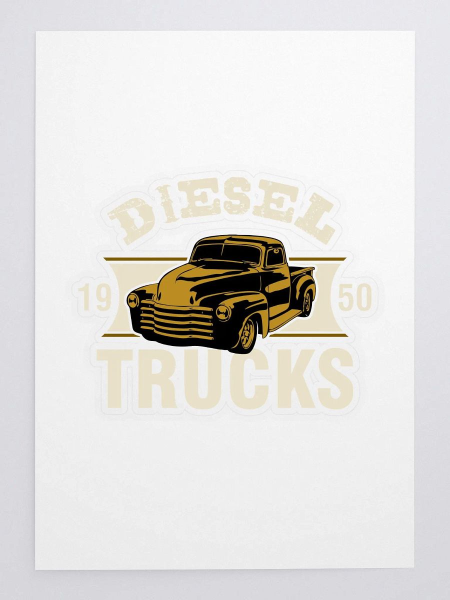 Vintage Diesel Truck Sticker Sheet product image (3)