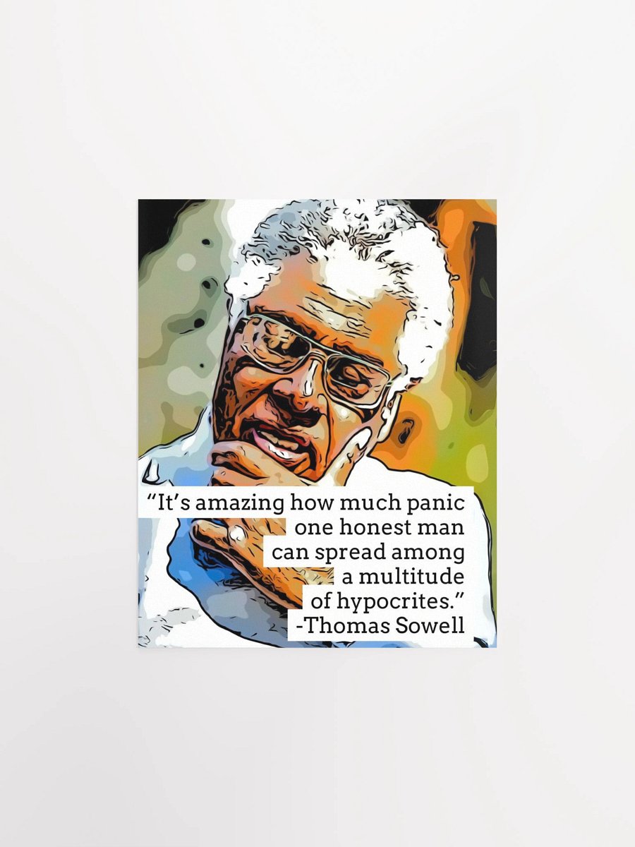 “One Honest Man” — Thomas Sowell Art Print product image (1)