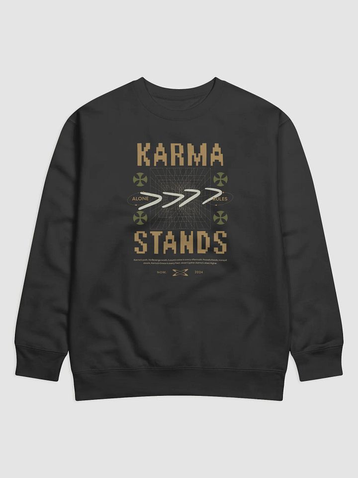 Karma Stands Geometric Sweatshirt product image (1)