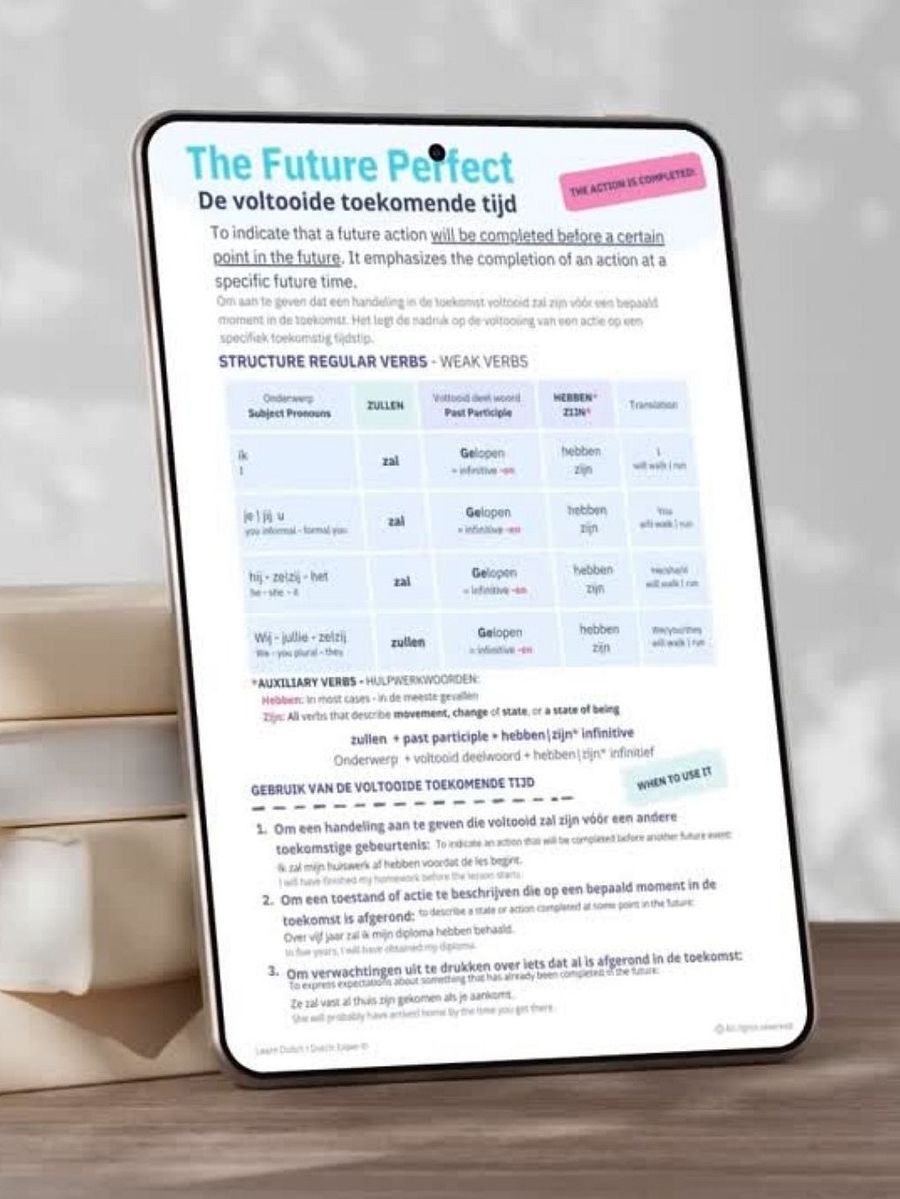 The Future Perfect Tense product image (3)