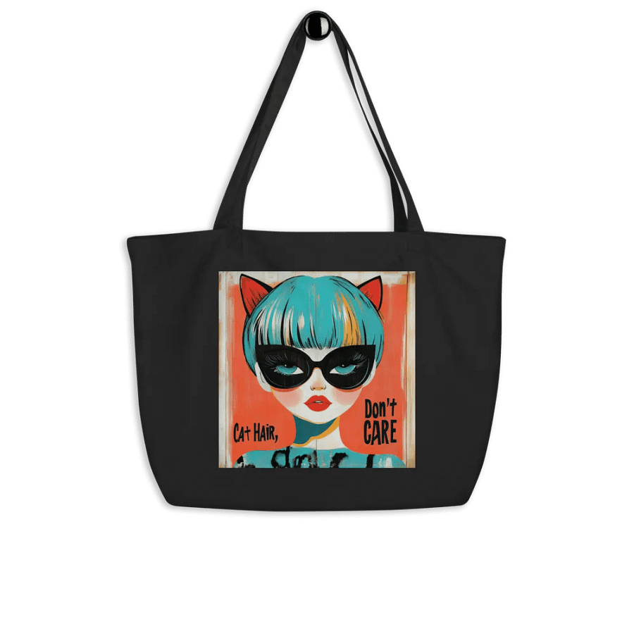 Cat Hair, Don’t Care Tote Bag product image (4)