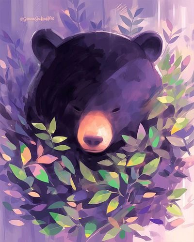 This bear hug is for my Dad.

💗 Feeling the joy in my art? Your support means the world to me! If this piece speaks to you, s...