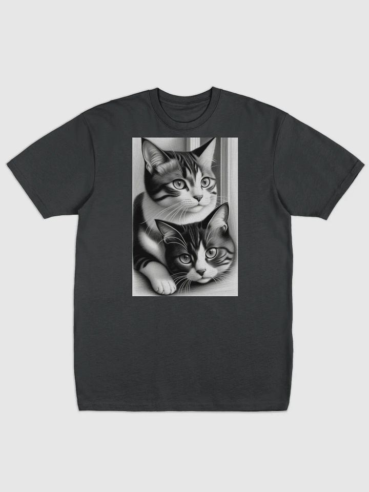 Striped Feline Duo Men's Tee product image (1)