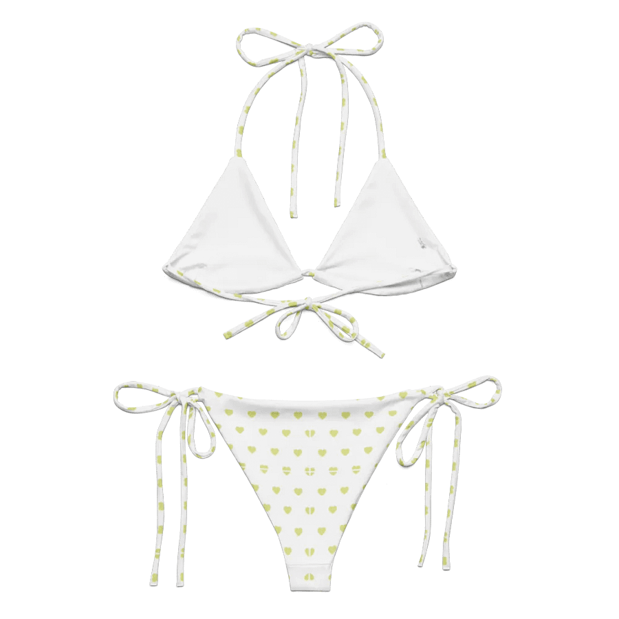 Pastel Heart Seamless Pattern String Bikini - v8 product image (5)