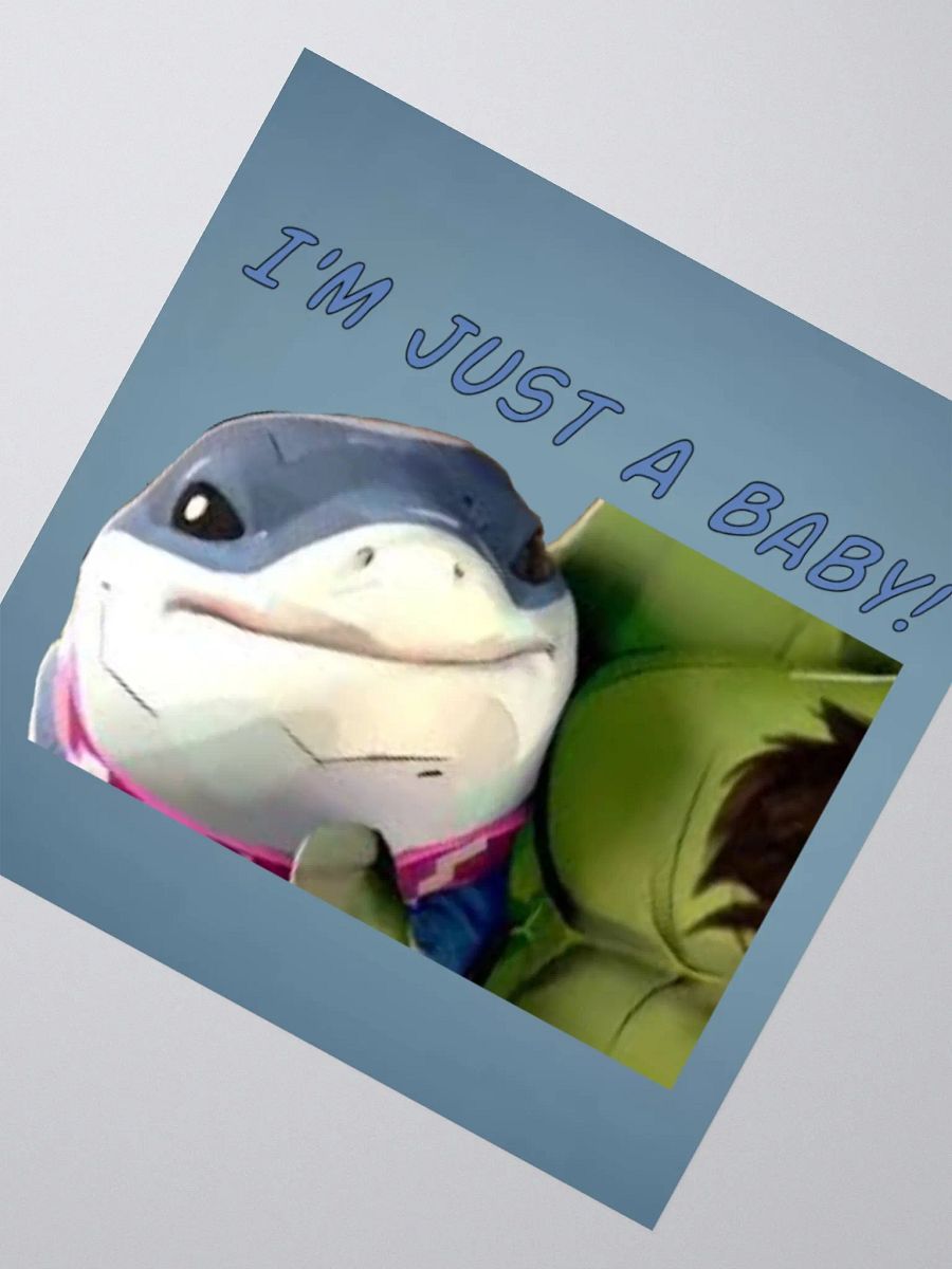 Jeff Just a Baby Rivals KissCut Sticker product image (4)
