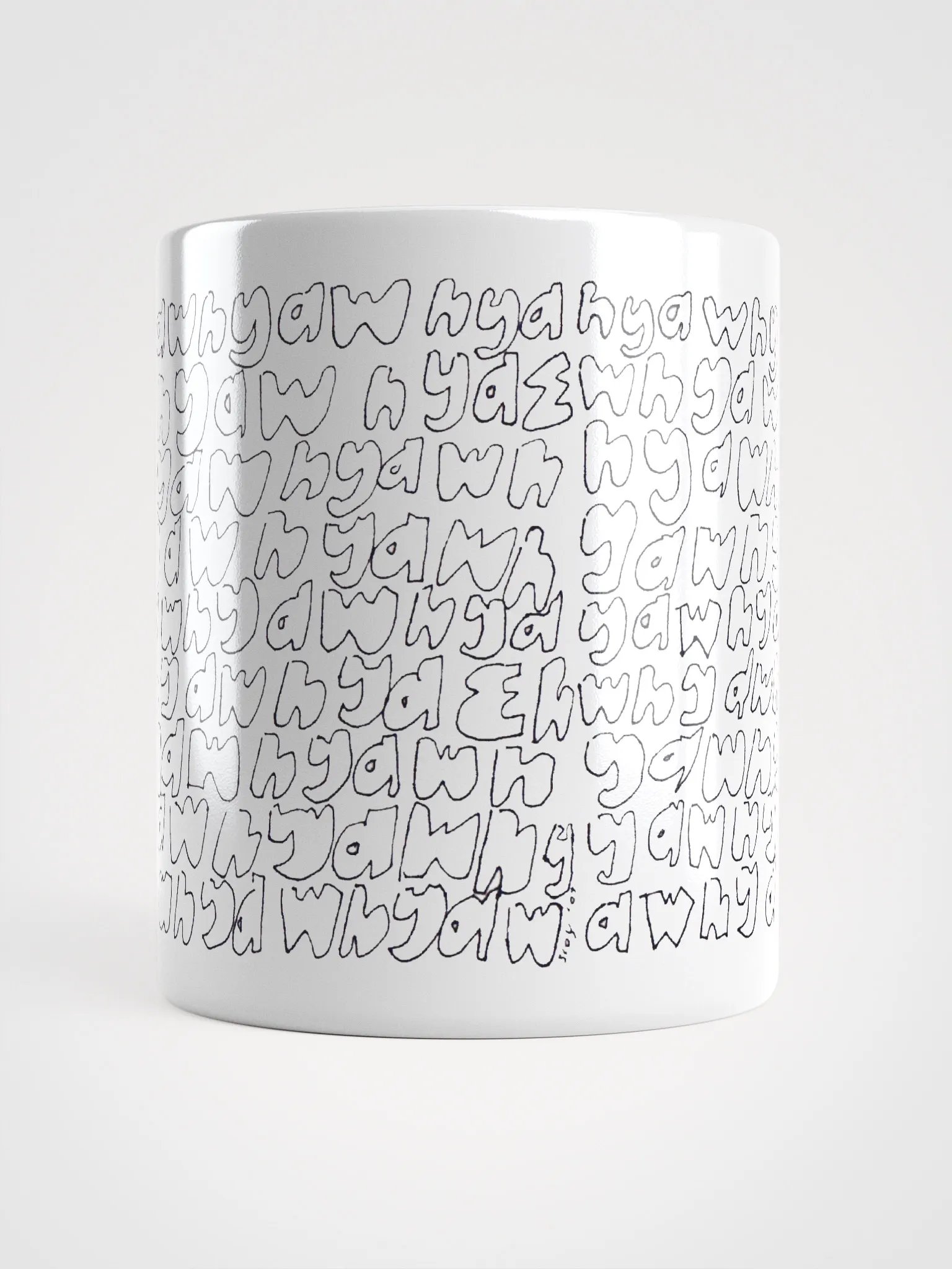 Hyaw Hyaw Hyaw White Glossy Mug product image (1)