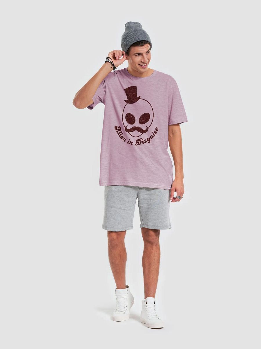 Alien in Disguise Black Print T-shirt product image (28)